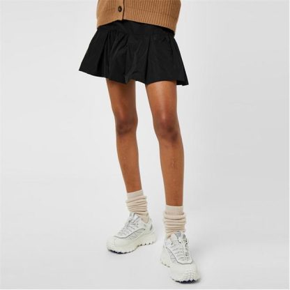 MONCLER Taffeta Mini Skirt Women Black 999  for sale