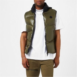 MONCLER Tago Gilet Men Gilets - Lightweight Khaki 818 for sale