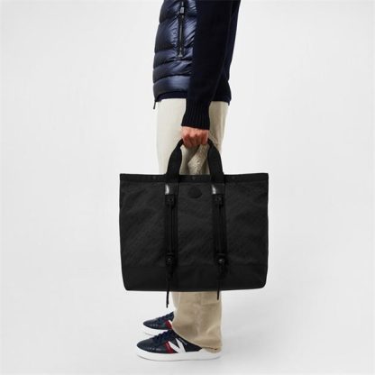 MONCLER Tote Bag Unisex Black 999  for sale