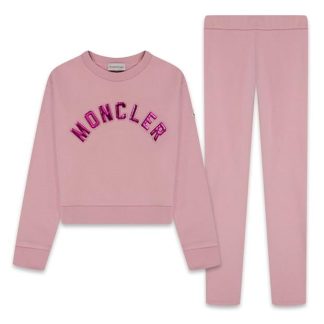 MONCLER Tracksuit Set Junior Girls Kids Clothing Sets Pink 52K for sale