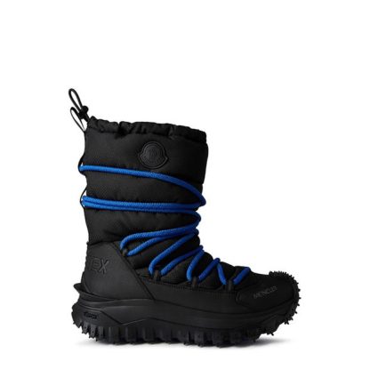 MONCLER Trail Grip Quilted Snow Boots Men Black 999  for sale