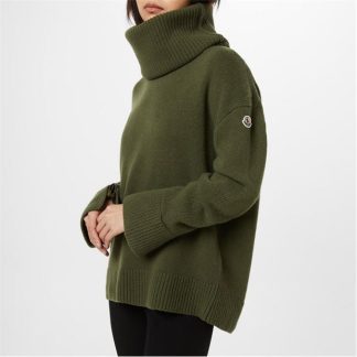 MONCLER Turtle Neck Jumper Women Green 835  for sale