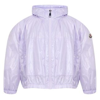 MONCLER Urbonas Windbreaker Jacket Junior Girls Kids Puffer Jackets - Lightweight Purple 62B for sale