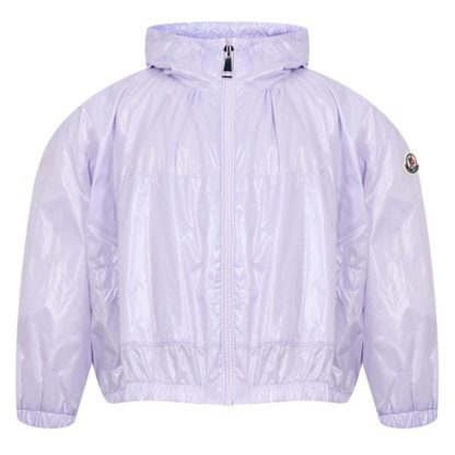 MONCLER Urbonas Windbreaker Jacket Junior Girls Kids Puffer Jackets - Lightweight Purple 62B for sale