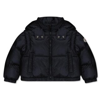 MONCLER Valya Down Jacket Boys Kids Black 999  for sale