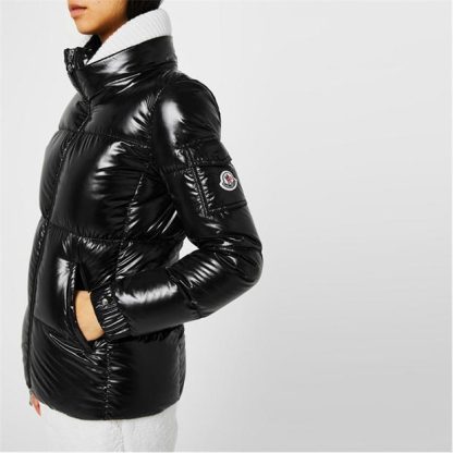 MONCLER Vistule Short Down Jacket Women Puffer Jackets - Heavyweight Black 999 for sale