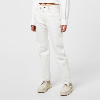 MONCLER White Denim Jeans Women White 032  for sale