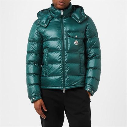 MONCLER Wollaston Short Down Jacket Men Green 867  for sale