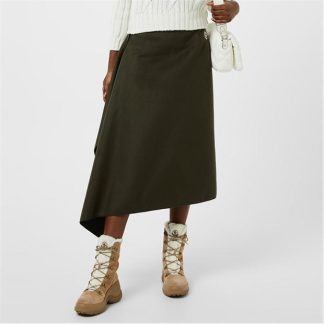 MONCLER Wrap Skirt Women Green 828  for sale