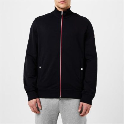 MONCLER Zip-Up Sweatshirt Men Cardigans Navy 778 for sale