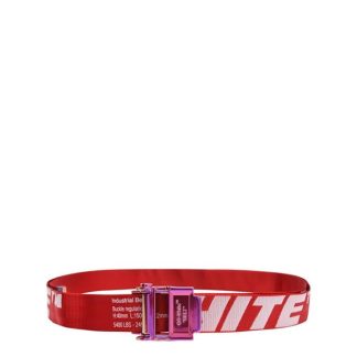 OFF WHITE 2.0 Industrial Belt Unisex Red 2501  for sale