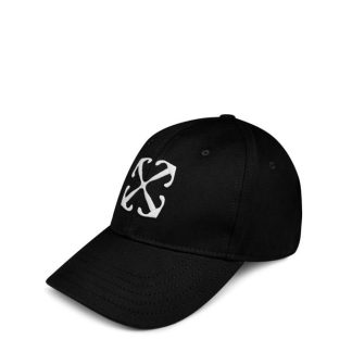 OFF WHITE Arrow Embroidered Cap Women Black White  for sale