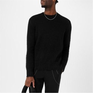 OFF WHITE Arrow Mohair Jumper Men Black/Beige  for sale