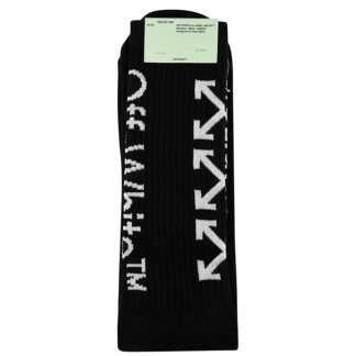 OFF WHITE Arrow Socks Men Crew Socks Black 1001 for sale