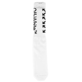 OFF WHITE Arrow Socks Men Crew Socks White 0110 for sale