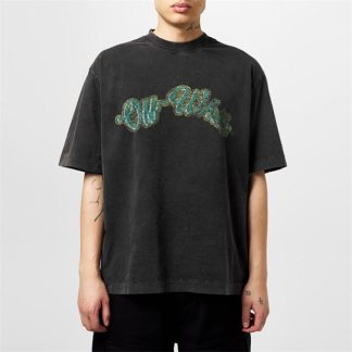 OFF WHITE Bacchus Skate Tee Men Black Colleg  for sale