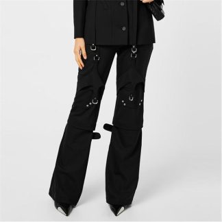 OFF WHITE Belted Cargo Trousers Women Black 1000  for sale