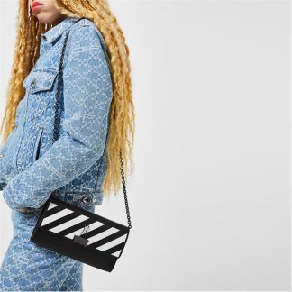 OFF WHITE Binder Wallet Women Black/Wht 1001  for sale