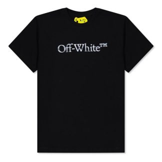 OFF WHITE Bookish Bit Logo T-Shirt Kids Regular Fit T-Shirts Black 1001 for sale