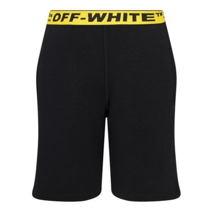 OFF WHITE Boys Industrial Shorts Kids Blk/Yel 1018  for sale