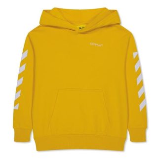 OFF WHITE Classic Arrow Hoodie Juniors Kids OTH Hoodies Yellow 1601 for sale