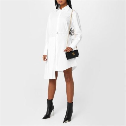 OFF WHITE Diagonal Shirt Dress Women White  for sale