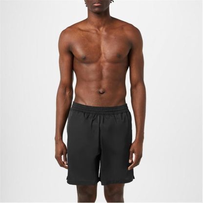 OFF WHITE Diagonal Stripe Swim Shorts Men Black  for sale