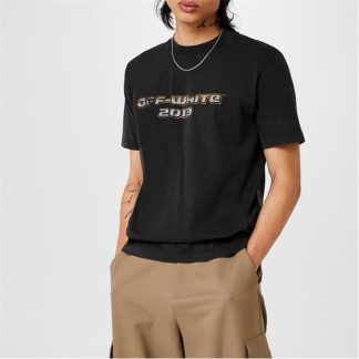 OFF WHITE Digit Bacchus Slim T-Shirt Men Black  for sale