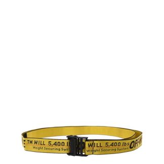 OFF WHITE Industrial Belt 4 Cm Unisex Yellow  for sale