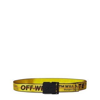 OFF WHITE Industrial Belt Junior Unisex Yel Black 1810  for sale