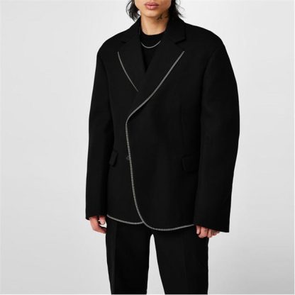 OFF WHITE Japwool Round Double Blazer Men Black  for sale