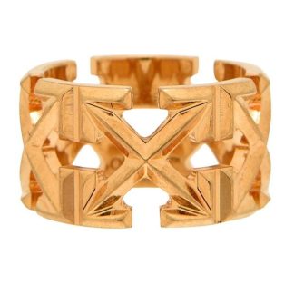 OFF WHITE Logo Ring Women Gold 7600  for sale