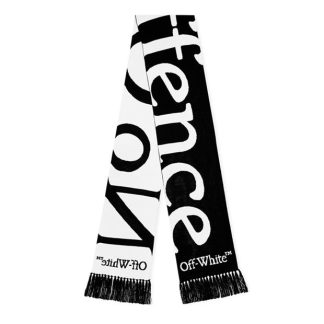 OFF WHITE 'No Offence' Double Scarf Women Black 1004  for sale