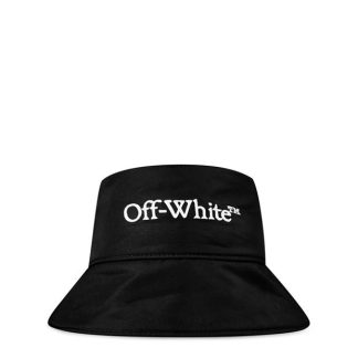 OFF WHITE Ny Logo Bookish Bucket Hat Women Black White  for sale