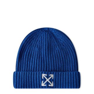 OFF WHITE Off Arrow Beanie Jn34 Unisex Blue 4501  for sale