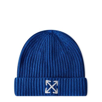 OFF WHITE Off Arrow Beanie Jn34 Unisex Blue 4501  for sale