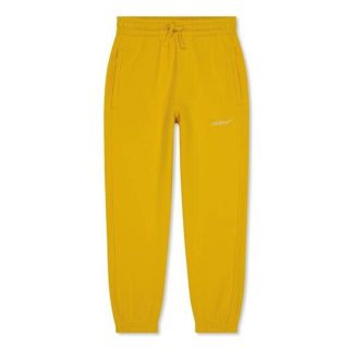 OFF WHITE Off Bookish Diag SweatP34 Kids Closed Hem Fleece Jogging Bottoms Yellow 1601 for sale