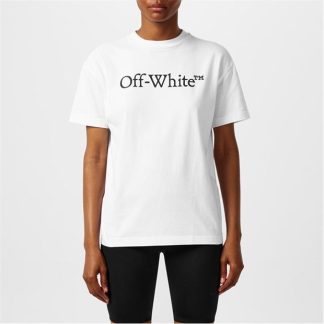 OFF WHITE Off Bookish Tee Ld00 Women White/Black  for sale