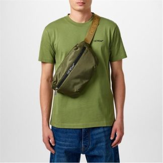 OFF WHITE Off Cam Bag Sn44 Unisex Green  for sale