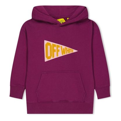 OFF WHITE Off Flag Lgo OTH Jn34 Kids Burgundy 2816  for sale