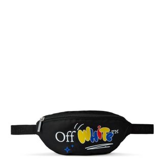 OFF WHITE Off Funny Bumbag Jn42 Unisex Blk Mult 1084  for sale