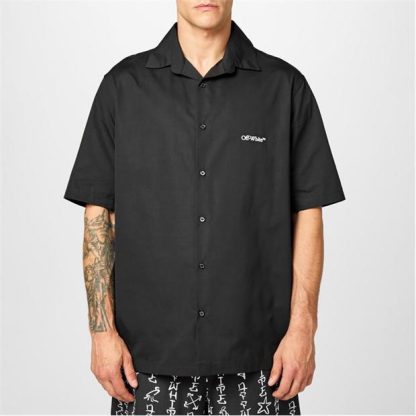 OFF WHITE Off Goth Bowl Shirt Sn44 Men Black  for sale