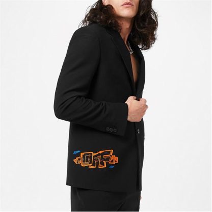 OFF WHITE Off Graf Blazer Sn32 Men Black/Fluo  for sale