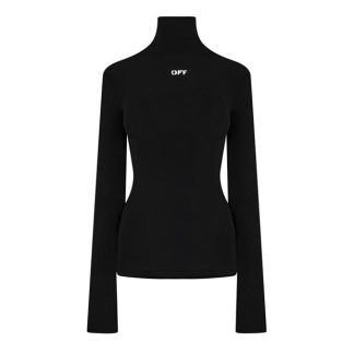 OFF WHITE Off L/S Turtle Ld44 Women Black/White  for sale