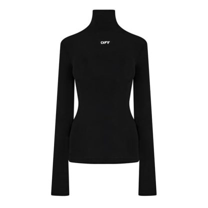 OFF WHITE Off L/S Turtle Ld44 Women Black/White  for sale