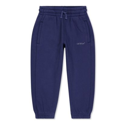 OFF WHITE Off Logo Joggers Jn44 Kids Navy 4680  for sale