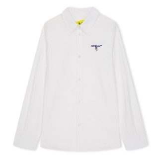 OFF WHITE Off Logo Shirt Jn34 Kids White 0145  for sale