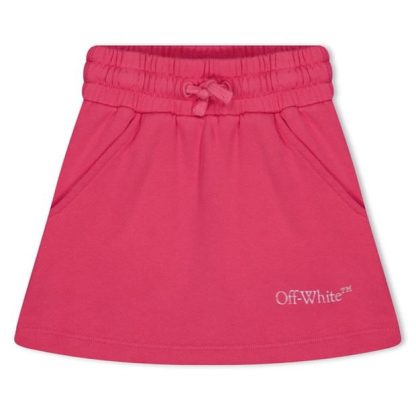 OFF WHITE Off Logo Skirt Jn34 Kids Jersey Skirts Fuschia 3201 for sale