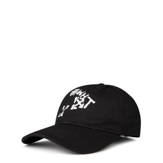 OFF WHITE Off Paint Script Cap Jn34 Kids Black 1001  for sale