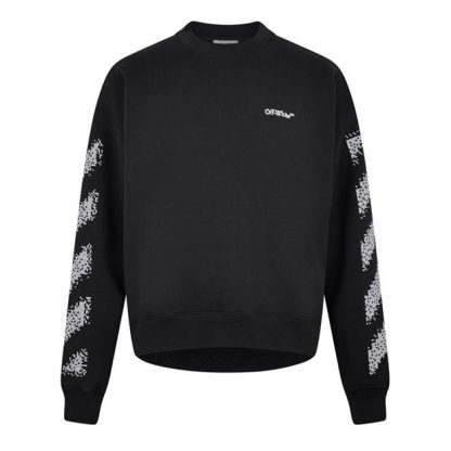 OFF WHITE Off Pix Diag Sk Crew Sn44 Men Black  for sale